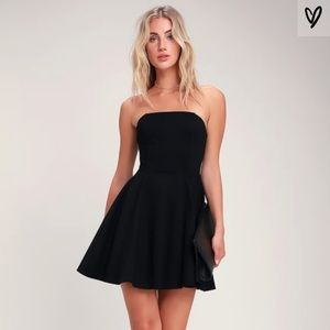 Black Strapless Lulu’s Dress